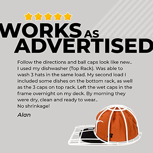 BallcapBuddy Original and Patented Hat Cleaner, Hat Washer for