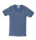 Hocosa Little Kids Organic Wool Short-Sleeved Undershirt