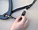 Triple Dog Leash Handle, 3 Way Dog Coupler UTurn Handle with which you can walk 3 dogs on 3 leashes and untangle in seconds. Dolphin Grey.