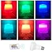 8W Color Changing Light Bulb, 4 Pack, LED Colored Light Bulbs E26 RGB 16 Colors Lamp with IR Remote Control for Home Decoration, Bar, Party, KTV, Holiday, Christmas Mood Lighting, Chener