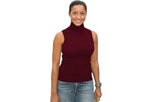 Sunfaynis Women's Soft Cotton Mock Turtleneck Shirt Baselayer Tops Underwear Shirt