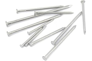 BLAZINGSTAR Metal Cement Wood Sliding Nails for Wood Furniture, 25mm 1" Length, Common Nails Hanging Nails Picture Hanging Nails 1in 25mm 80pcs Nails
