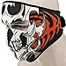 Astra Depot 2 In 1 Reversible Warm Black Tribal Classic Skull Neoprene Full Face Mask Facemask Headwear Outdoor Sport Ski Skiing Snowmobile Snowboard