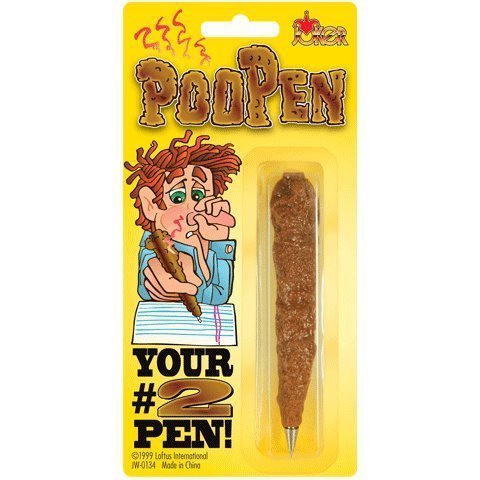 Fake Poo-poo Turd Pen
