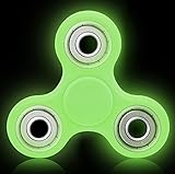 Tri-Fidget Spinner Toy Stress Reducer Silent Soft-Closing Bearing By Zeakko (Luminous)