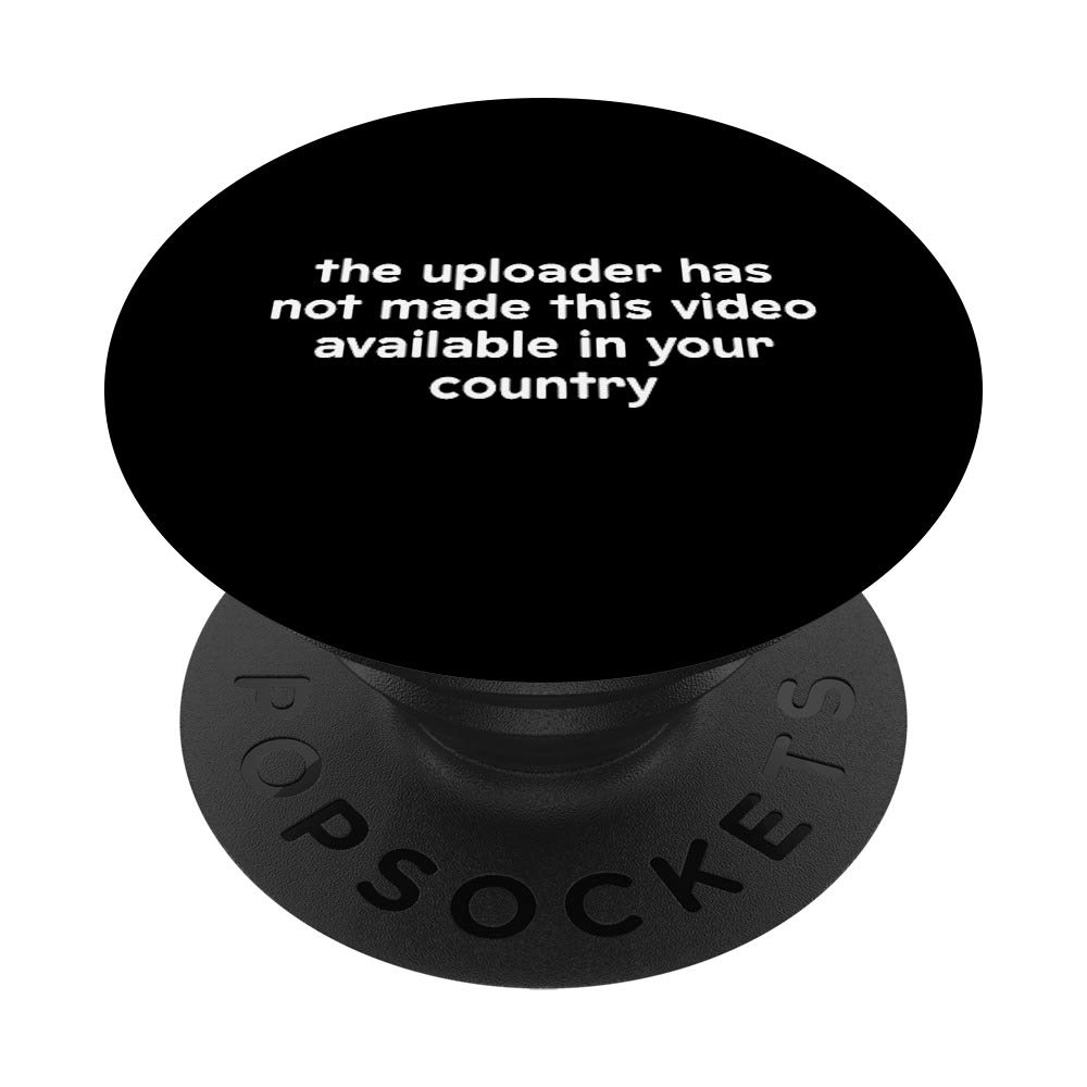 The uploader has not made this video available T-Shirt Gift PopSockets Grip and Stand for Phones and Tablets