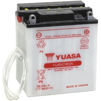 Yuasa YUAM2221Y YB12AL-A Battery