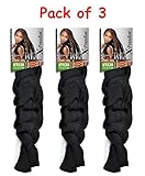 [ Pack of 3 ] X-pression Braiding Hair by Sensationnel / Color 1B / Off Black