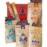 Righteous Felon Beef Jerky &amp; Meat Sticks Variety Pack, Spicy Jerky 6 Pack | High Protein Beef Jerky Gifts for Men, Clean Ingredients, Low Sugar, Keto Friendly Meat Snacks for adults, men, dad, husbands