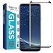 Tech Armor 3D Curved Ballistic Tempered Glass Screen Protector Designed for Samsung Galaxy S8 Plus (2017) 1 Pack