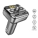 Bluetooth FM Transmitter for Car, TOMPOL Bluetooth FM Radio Adapter Car FM Transmitter, 5V/3.4A Dual USB Ports Car Charger for iPhone Samsung Android Smartphone, Hands-Free Calling, U-dish MP3 Player