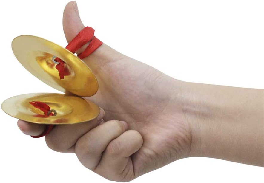 NA New 2 Pcs Musical Instrumen Belly Dance Brass Finger