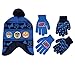 Nickelodeon Little Boys Paw Patrol Character Hat and 2 Pairs of Mittens or Gloves Cold Weather Set, Age 2-7