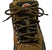 2 pair pack round Tan Rust w/Black proTOUGH Heavy Duty 6mm thick 3/16 Kevlar Reinforced boot laces shoelaces