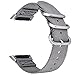 Gear S2 Bands , VIGOSS S2 Nylon Band with Adapters Soft NATO Premium Woven Nylon Lightweight Replacement Sport Strap Bracelet for Samsung Gear S2 SM-R720 / R730 Smartwatch (Grey)