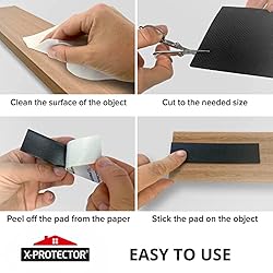 X-Protector Rubber Roll 40 x 4 inches - Black Non