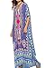 Rbwinner Women's Soft African Print Beach Cover Up Ethnic Dashiki Print Kaftan Bathing Suit Maxi Dress