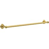 Franklin Brass Gainesville (1-Pack) 18'' Towel Rack w/ 6" Extender for Bathroom Satin Gold Towel Bar for Bathroom Wall Mounted Towel Holder Rod GNV26-SG