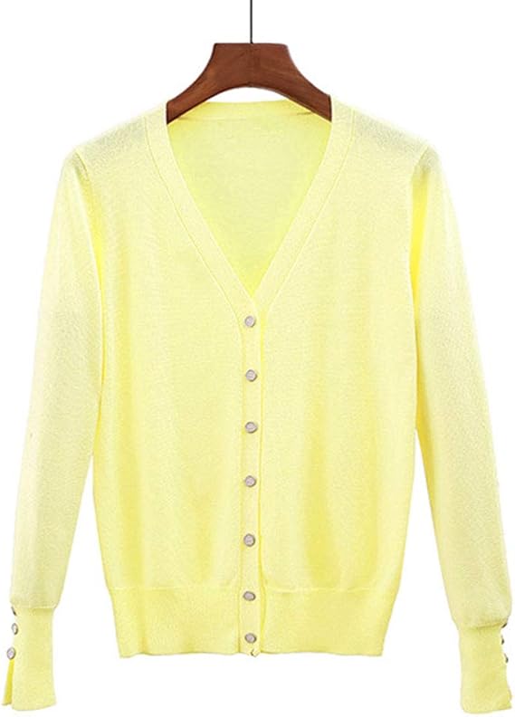 Amazon Gifort カーディガン 長袖 レディース 無地 Vネック シンプル Uvカット 上品 冷房対策 春 夏 秋 4色展開 S L ワンピース チュニック 通販