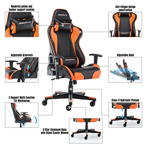 Headrest Deerhunter Gaming Chair Deerhunter Gaming Chair, Leather - Main Image