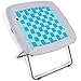 REDCAMP Folding Bungee Web Chair for Teens Kids Adults,31x31.5x31.5 inches,White & Turquoise