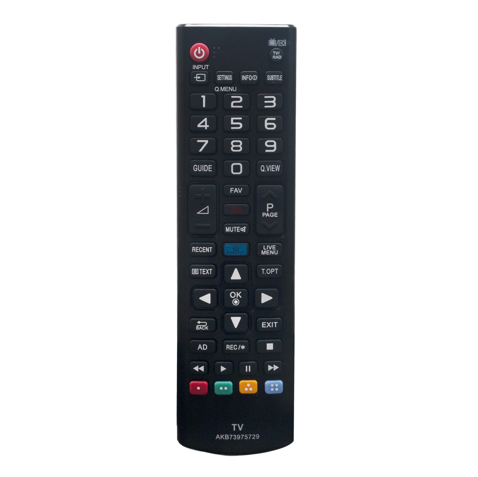 AULCMEET AKB73975729 sub AKB75055702 Replace Remote Control fit for LG55UB950 60LB870 60LB730V 65LB730 42LB700V 55LB7200 22LB4510-PU 24LB4510-PU 29LB4510-PU 24LB451B 42LB730V 42LB731V 47LB670V