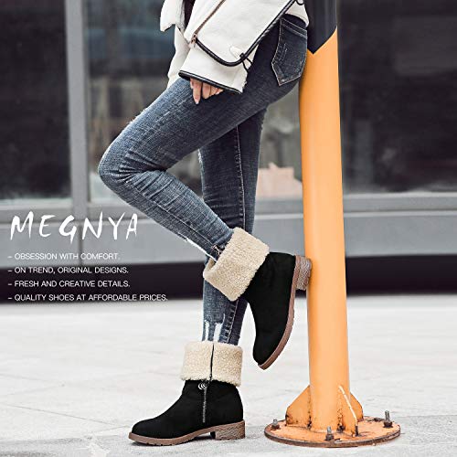 low heel winter boots
