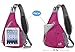 Waterfly Sling Chest Backpacks Bags Crossbody Shoulder Triangle Packs Daypacks for Cycling Walking Dog Hiking Boys Girls Men Women