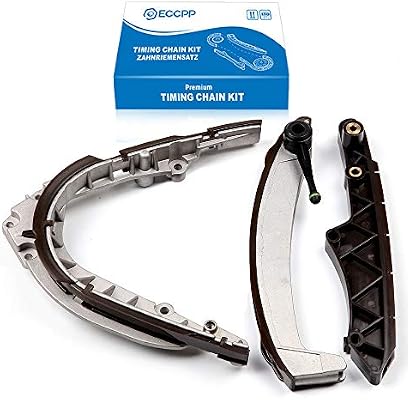 ECCPP 11311741777 Timing Chain Kit Guide Rails Replacement for 4.4 4.6L BMW E39 540 E38 740 E53 X5