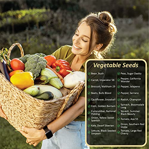 NatureZ Edge, 20 Variety, Survival Seeds For Planting Vegetables And