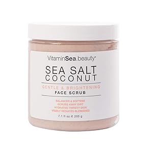 VitaminSea.beauty. Sea Salt Coconut Gentle & Brightening Face Scrub. 7.1 fl oz