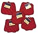5 (FIVE) Sets of The Home Store Cotton Pot Holders, 2-ct. Color Variety Pack Kitchen Cooking Chef Linens (Reds)