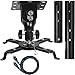 Cheetah Mounts APMEB Universal Projector Ceiling Mount Includes a 27" Adjustable Extension Pole and a Twisted Veins 15' HDMI Cable primary