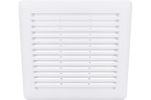 WKZO 8.75" x 9.125" C350GN S97017068 Bathroom Ceiling Fan Grille with Springs for Wall-Mount Exhaust Fan or Bathroom Vent Fan Replace 690 693 VC305C3N 695 and 696N Ventilation Fan-Plastic Grille Cover