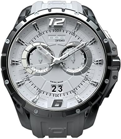 Unisex Swiss Quartz Watch - Premium Analog Display With White Dial and Watch Band - Silver Accents - Water Resistant Stainless Steel Fashion - SKCH-006