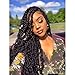 Passion Twist Hair 18 Inch 6 Packs Water Wave Crochet Braids for Passion Twist Crochet Hair Passion Twist Braiding Hair Extensions(1B,crochet needle+colorful beads)