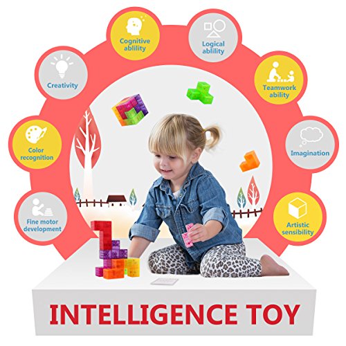 4 D+FantiX+Magnetic+Tetris+Puzzle+Building