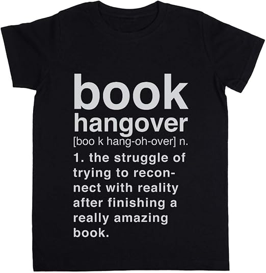 Book Hangover Meaning Uomo Unisex Ragazzi Ragazze TShirt