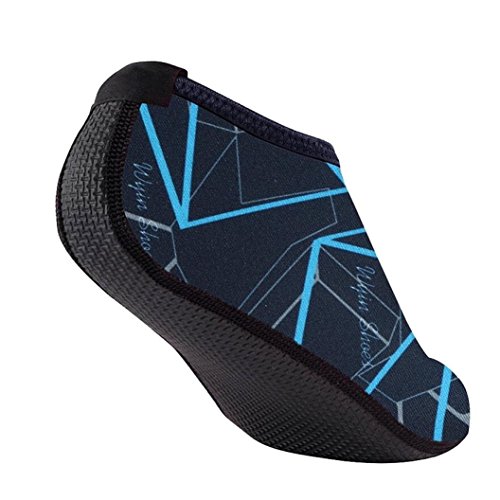 Sinwo Men Women Unisex Comfortable Outdoor Water Sport Shoes Diving Swim Socks Yoga Socks Soft Beach Shoes Water Shoes (Navy, 10-10.5)