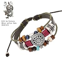 Usstore Women Lady Bohemia Wind Beaded Multilayer Hand Woven Bracelet Jewelry