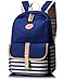 Leaper School Backpack for Kids Daypack Travel Bag with Side Pockets Blue