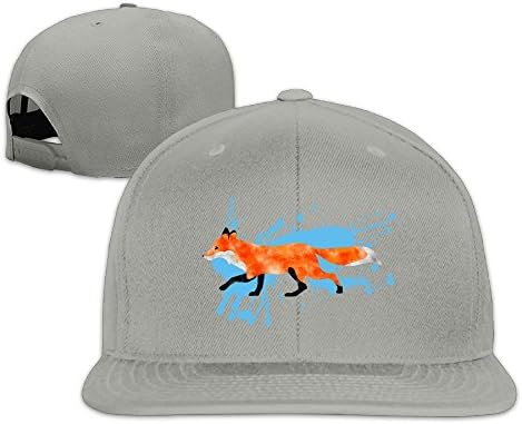 Quick Running Fox Men Classic Adjustable Baseball Cap Snapback Hat