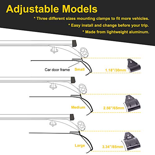 4 LEDKINGDOMUS+Vehicles+Crossbar+Luggage+Carrier