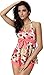 Suimiki Women's Two Piece Ruched Slim Tummy Control Tankini Bikini Swim Dress Swimsuit