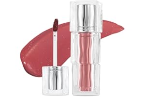 TIRTIR [*Mini Size Waterism Tinted Lip Gloss #03 Sand Mond, 0.06 Fl Oz – Kiss Ready Lipgloss, 12H Long Lasting Non Sticky Natural Tinted Glow Korean Multiuse Cheek and Lip Tint for Women gift
