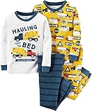 Carters Baby Boys 4-pc. Hauling Off Pajama Set