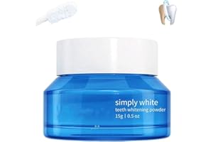 DERPEXI Magic Whitening Powder, Booster Powder Teeth Whitener, Youbuy Teeth Whitening Powder, Instant Whitening and Stain Removal, No Sensitivity - Enamel-Safe Toothpaste Whitening Powder(1pcs)