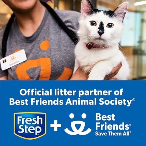 FRESH STEP CLUMPING LITTER WITH FEBREZE FRESHNESS GAIN ORIGINAL SCENT, LOW-DUST FORMULA WITH AMMONIA BLOCK TECHNOLOGY, 14 LB. BOX
