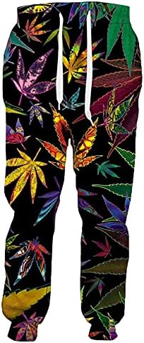 Men's Pattern Blätter Jogging Pants 
