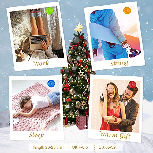 Jovego-Socken-Damen-Winter-6-Paar-Warme-Damen-Socken-Bunte-Farbe-Socken-Vintage-Wintersocken-Atmungsaktiv-Weich-Stricksocken-Premium-Qualitaet-Wollesocken-Geeignet-fuer-Zuhause-Schule-und-Buero
